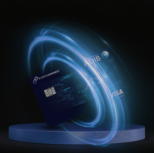 ADIB Business Classic debit card feature for business account opening UAE and corporate tax UAE financial management