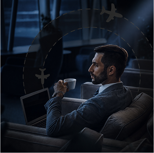 Complimentary Airport lounge access