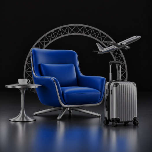 Complimentary airport lounge access