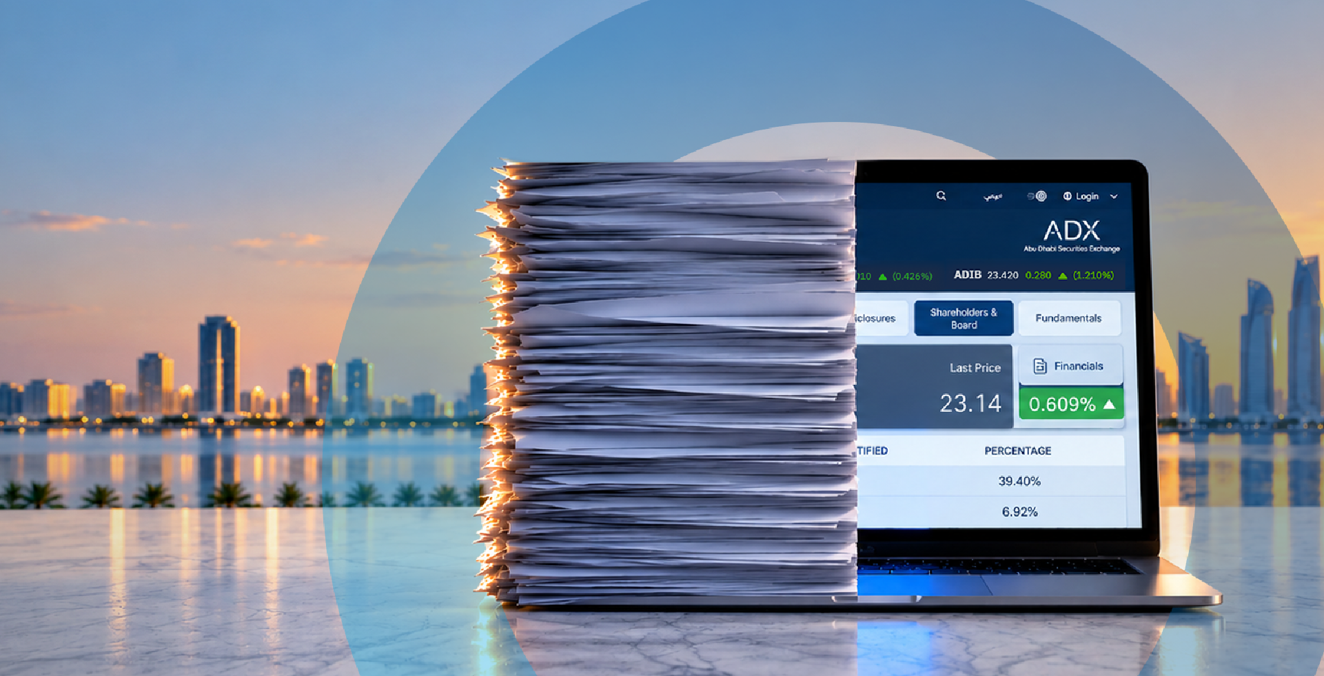 Shareholder banner En