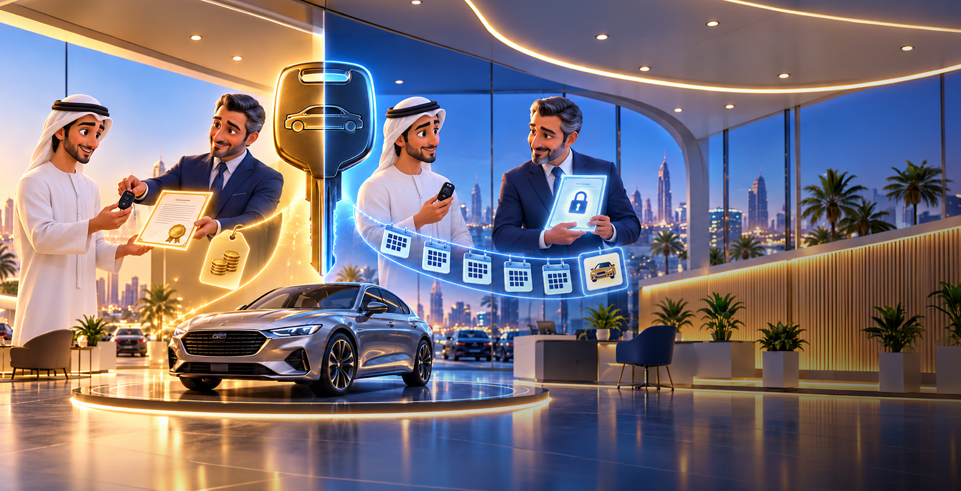 تمويل السيارات المتوافق مع أحكام الشريعة الإسلامية: المرابحة مقابل الإجارة