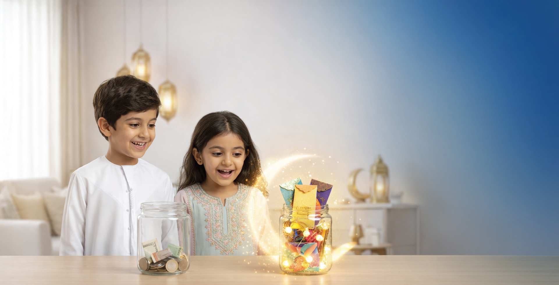 حوّل مدخرات طفلك إلى عيدية، واحصل على فرصة للفوز بـ 20,000 درهم