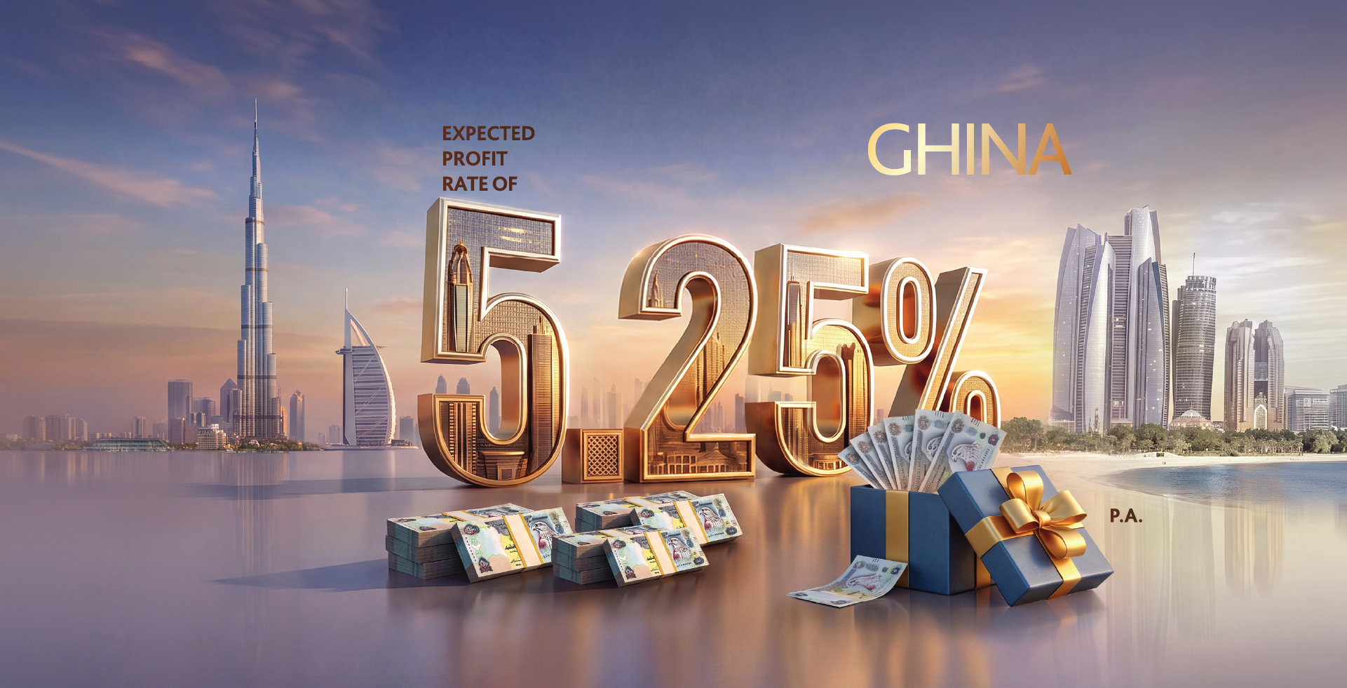 Earn 5.55% profit rate per annum