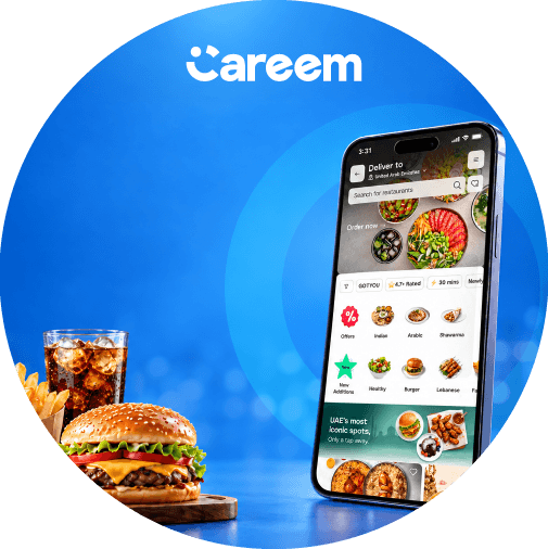 Careem food mobile